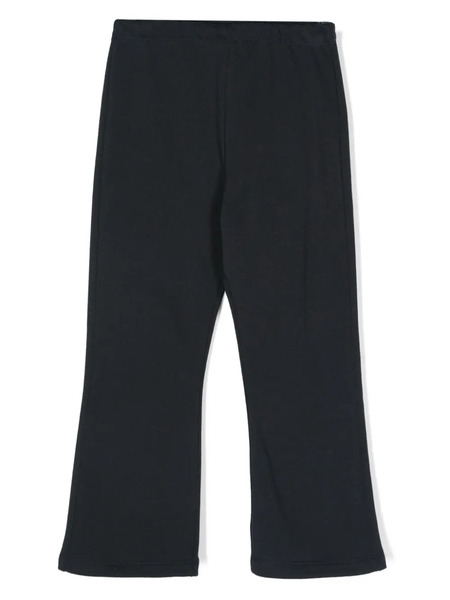  Douuod Kids Logo-print Flared Trousers - Blue 