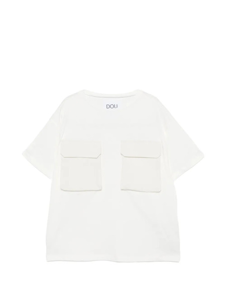  Douuod Kids Pocket T-shirt - White 
