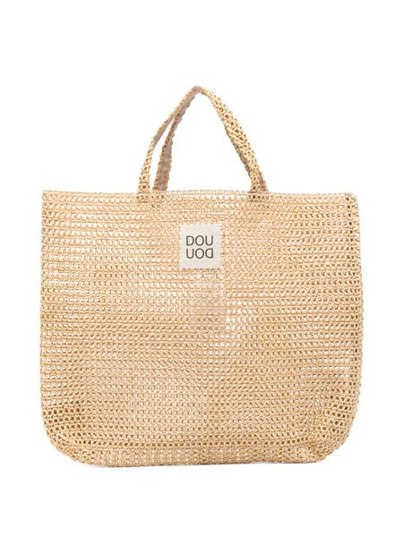 Douuod Kids Woven Tote Bag - Neutrals 