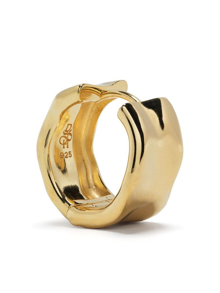  Dower And Hall Chunky Hinged Hoop Earring - Gold 