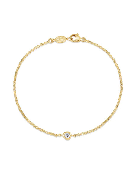  Dower And Hall Dewdrop Sapphire Chain Bracelet - Gold 