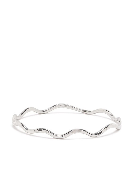  Dower And Hall Hammered Waterfall Bangle - Silver 