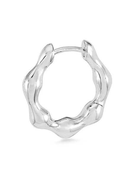  Dower And Hall Waterfall Hinged Single Hoop - Silver 