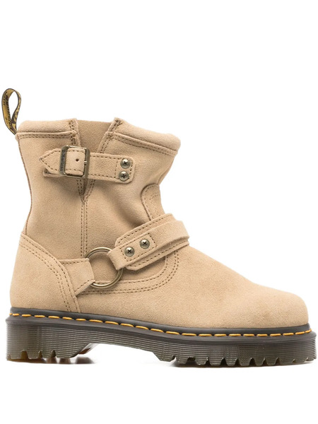  Dr. Martens 40mm Anistone Buckle-strap Boots - Neutrals 