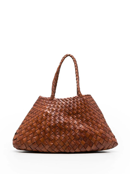  Dragon Diffusion Big Santa Croce Tote Bag - Brown 