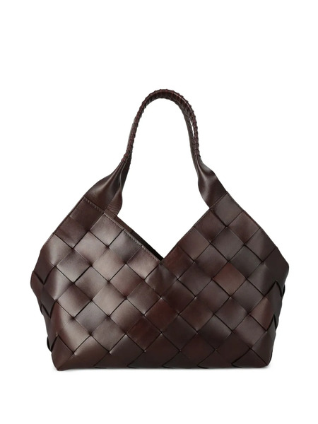  Dragon Diffusion Castello Woven Tote Bag - Brown 