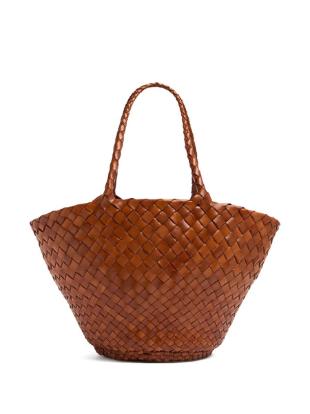  Dragon Diffusion Egola Woven Tote Bag - Brown 