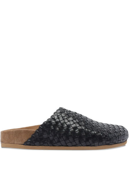  Dragon Diffusion Leather Mules - Black 