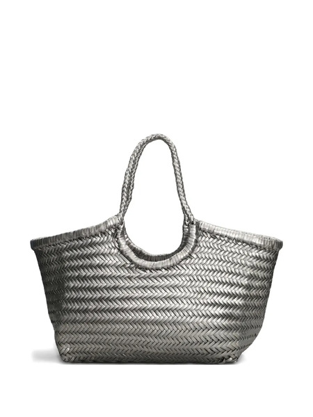  Dragon Diffusion Nantucket Woven Tote Bag - Silver 