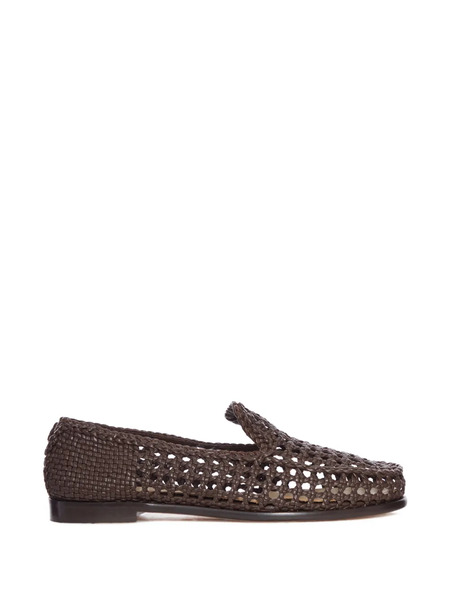  Dragon Diffusion Perforated-pattern Loafers - Brown 
