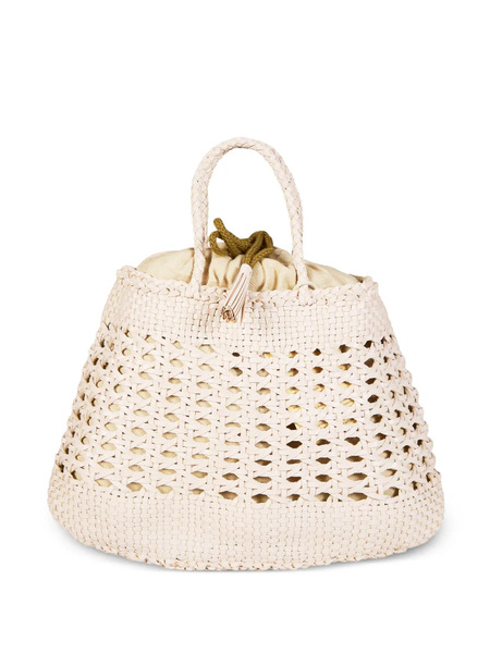  Dragon Diffusion Santa Cano Woven Shoulder Bag - Neutrals 