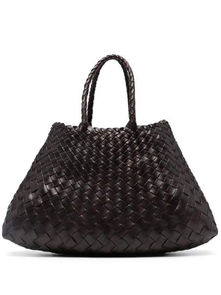  Dragon Diffusion Small Santa Croce Tote Bag - Brown 