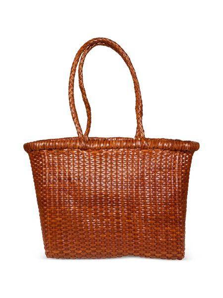  Dragon Diffusion Small Weave Tote Bag - Brown 