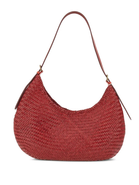  Dragon Diffusion Woven-leather Shoulder Bag - Red 