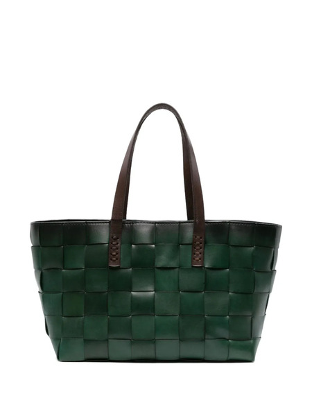  Dragon Diffusion Woven Shoulder Bag - Green 