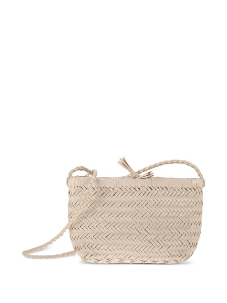  Dragon Minsu Leather Shoulder Bag - Neutrals 