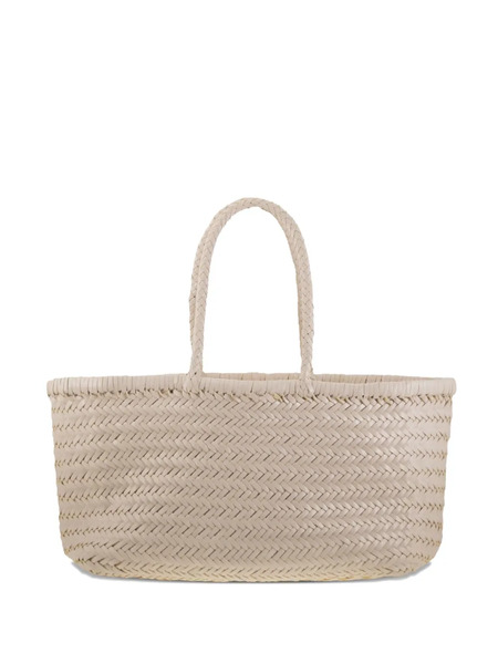  Dragon Woven Tote Bag - Neutrals 