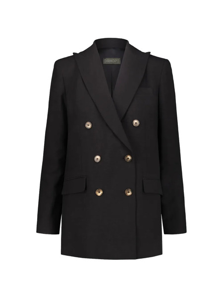  Drhope Double-breasted Blazer - Black 