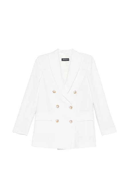  Drhope Double-breasted Blazer - White 