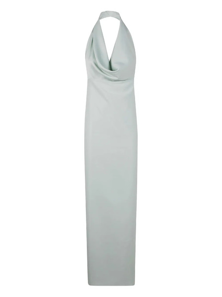  Drhope Draped Halterneck Gown - Green 
