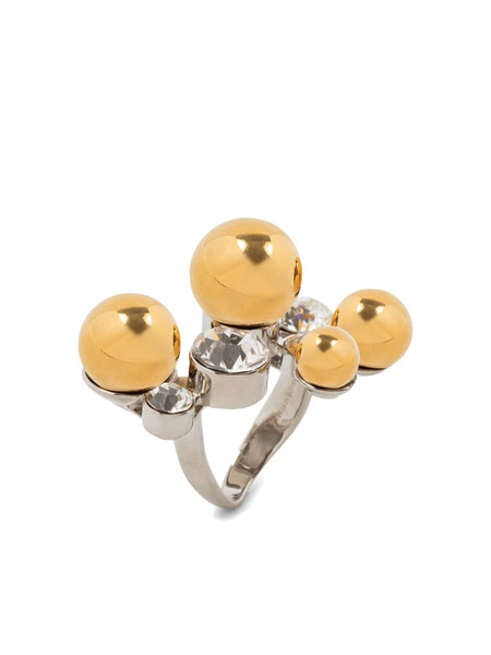  Dries Van Noten Bead-embellishment Ring - Silver 