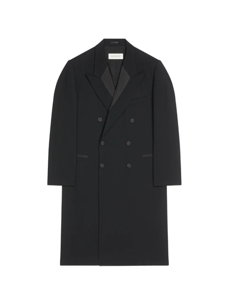 Dries Van Noten Double-breasted Coat - Black 