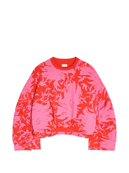  Dries Van Noten Floral-print Sweatshirt - Pink 