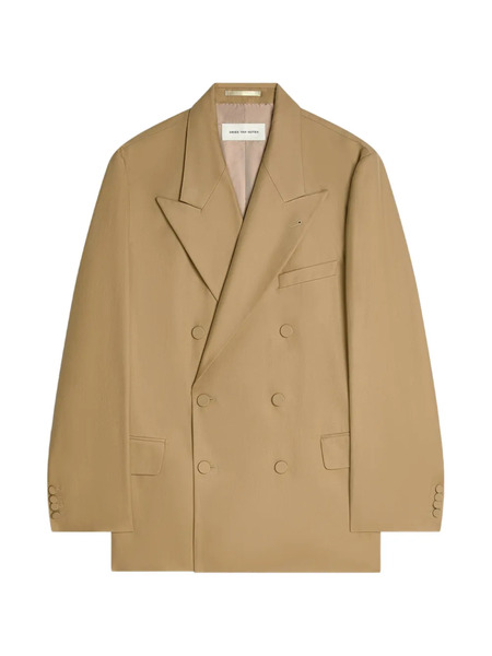  Dries Van Noten Oversized Double-breasted Blazer - Neutrals 