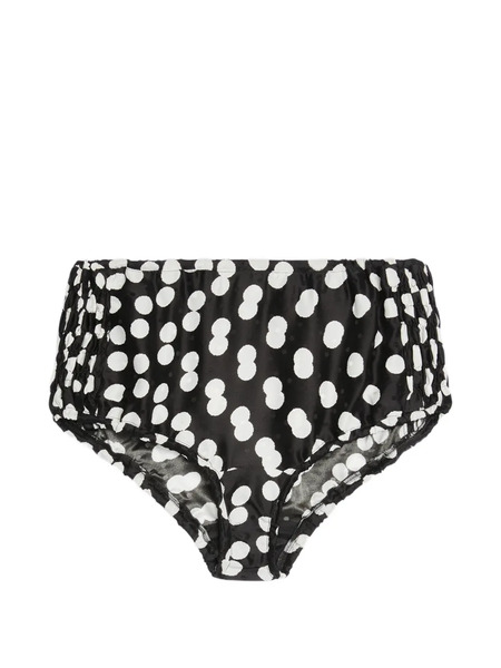  Dries Van Noten Polka-dot Micro Shorts - Black 