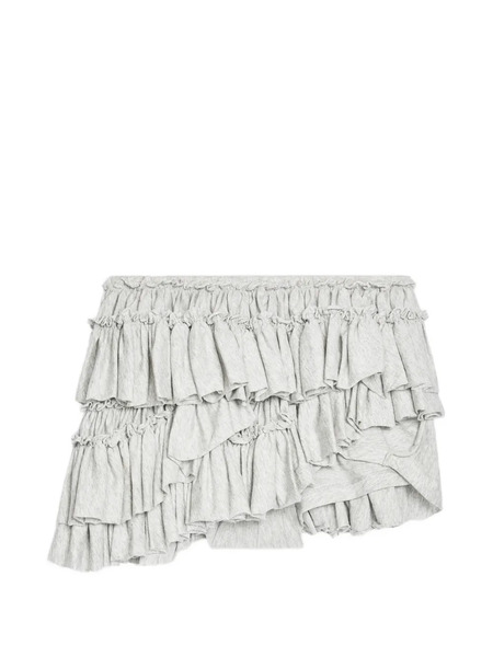  Dries Van Noten Ruffled Shorts - Grey 