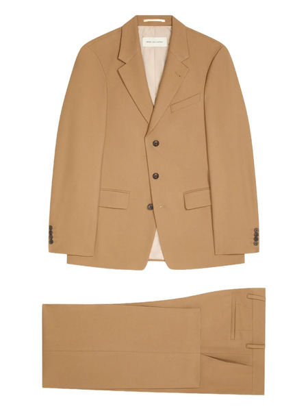  Dries Van Noten Single-breast Wool Suit - Brown 