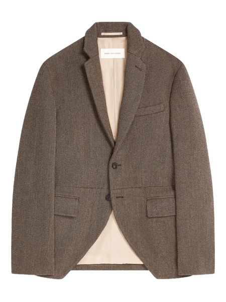  Dries Van Noten Single-breasted Blazer - Brown 