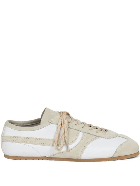  Dries Van Noten Suede-panel Sneakers - Neutrals 