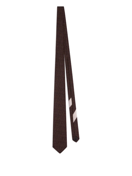  Dries Van Noten Wool-blend Tie - Brown 