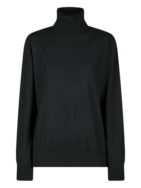  Dries Van Noten Wool Turtleneck Sweater - Black 