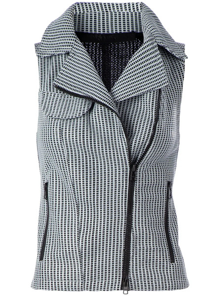  Drome Perforated Gilet - Grey 