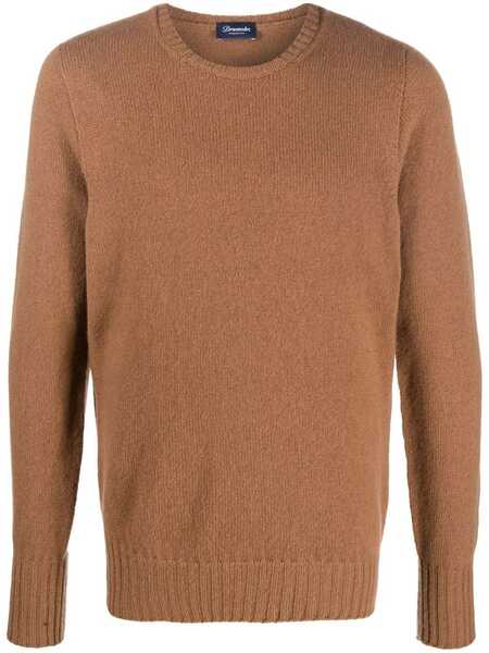  Drumohr Crew-neck Wool Jumper - Neutrals 