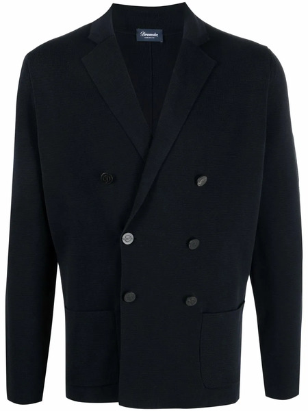  Drumohr Double-breasted Button Blazer - Blue 