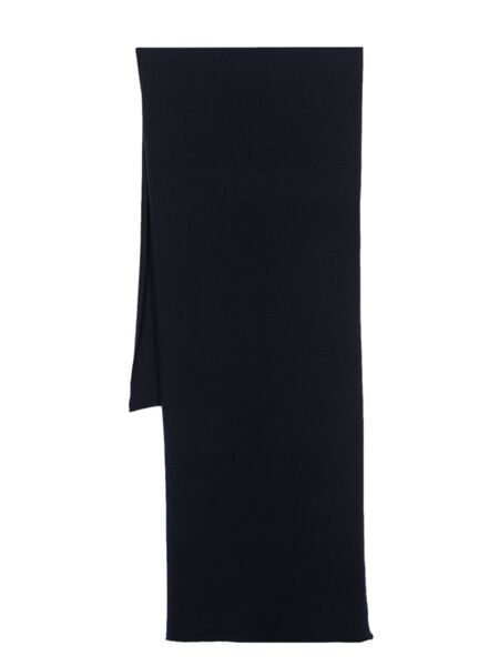  Drumohr Ribbed-knit Cashmere Scarf - Blue 