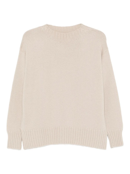  Drumohr Round-neck Wool Sweater - Neutrals 