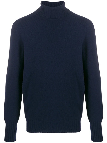  Drumohr Turtleneck Jumper - Blue 