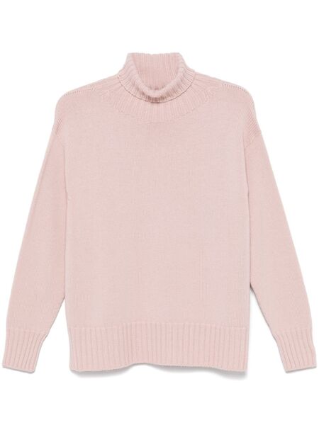  Drumohr Wool Turtleneck Sweater - Pink 
