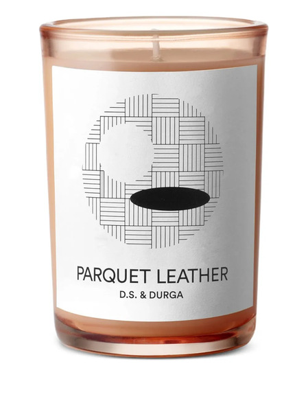  D.s. & Durga Parquet Leather Candle - Neutrals 
