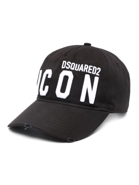  Dsquared2 Be Icon Baseball Cap - Black 