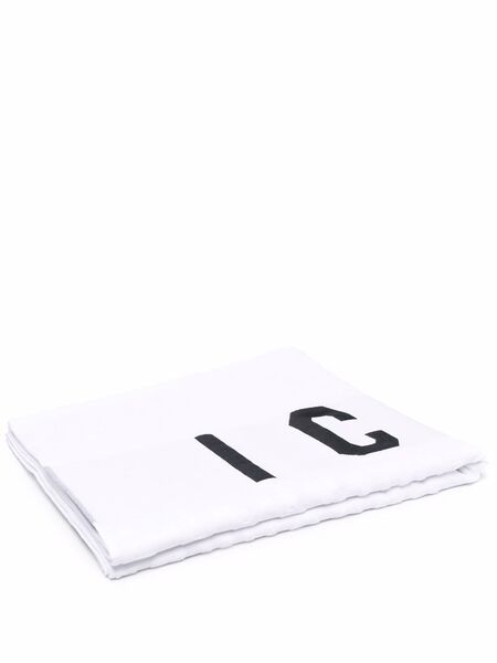  Dsquared2 Be Icon Beach Towel - White 