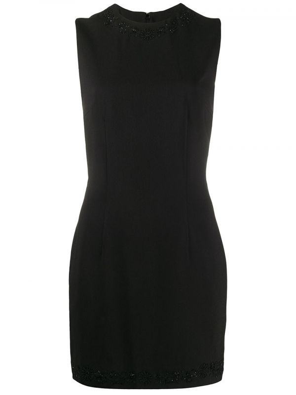  Dsquared2 Bead Embellished Mini Dress - Black 