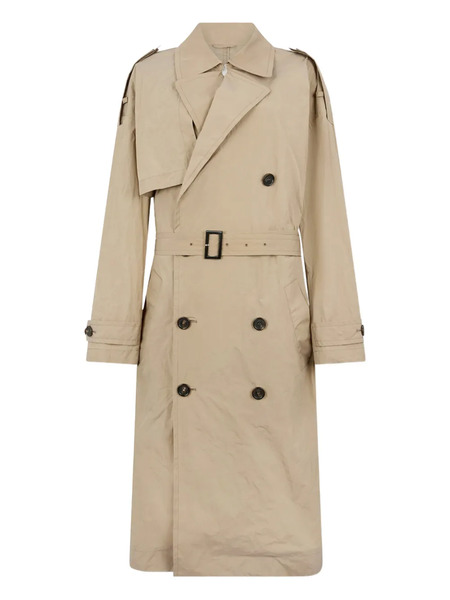  Dsquared2 Belt Double-breasted Trench Coat - Neutrals 
