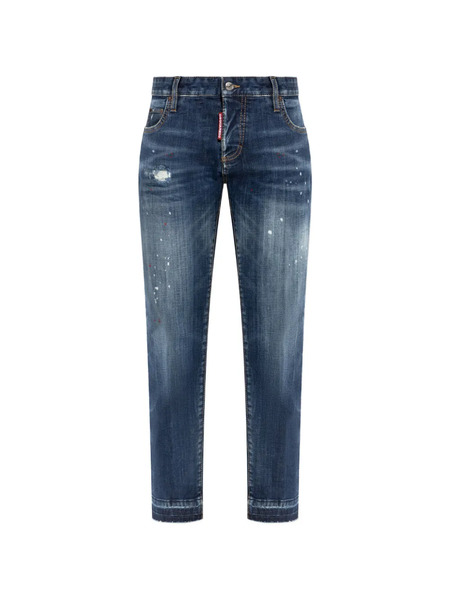  Dsquared2 Belt-loop Distressed Jeans - Blue 