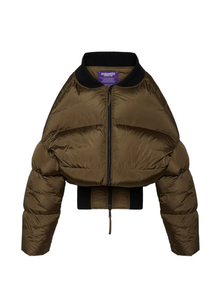  Dsquared2 Big Ribbed Puffer Jacket - Green 