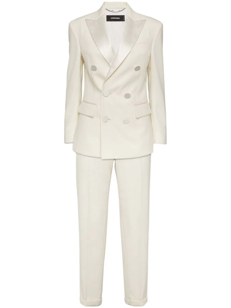  Dsquared2 Boston Double-breasted Suit - White 